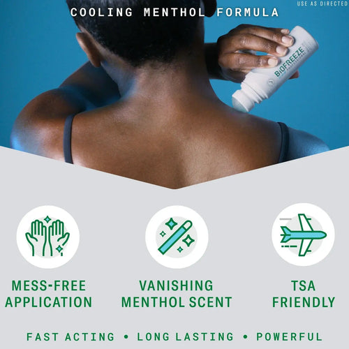 Biofreeze Professional Menthol Pain Relief Roll-On Gel, 3oz