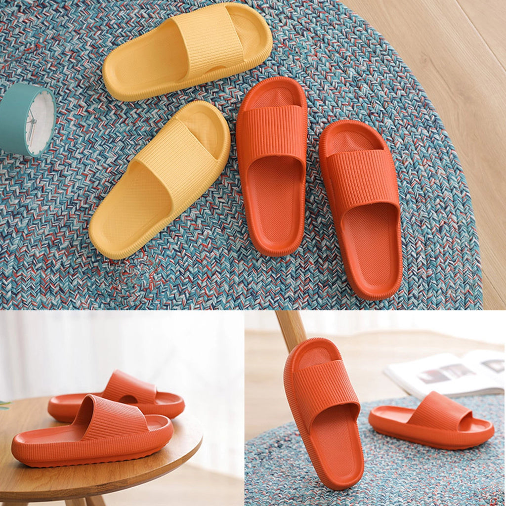 Non-Slip Quick Drying Open Toe Soft Comfy Thick Slippers