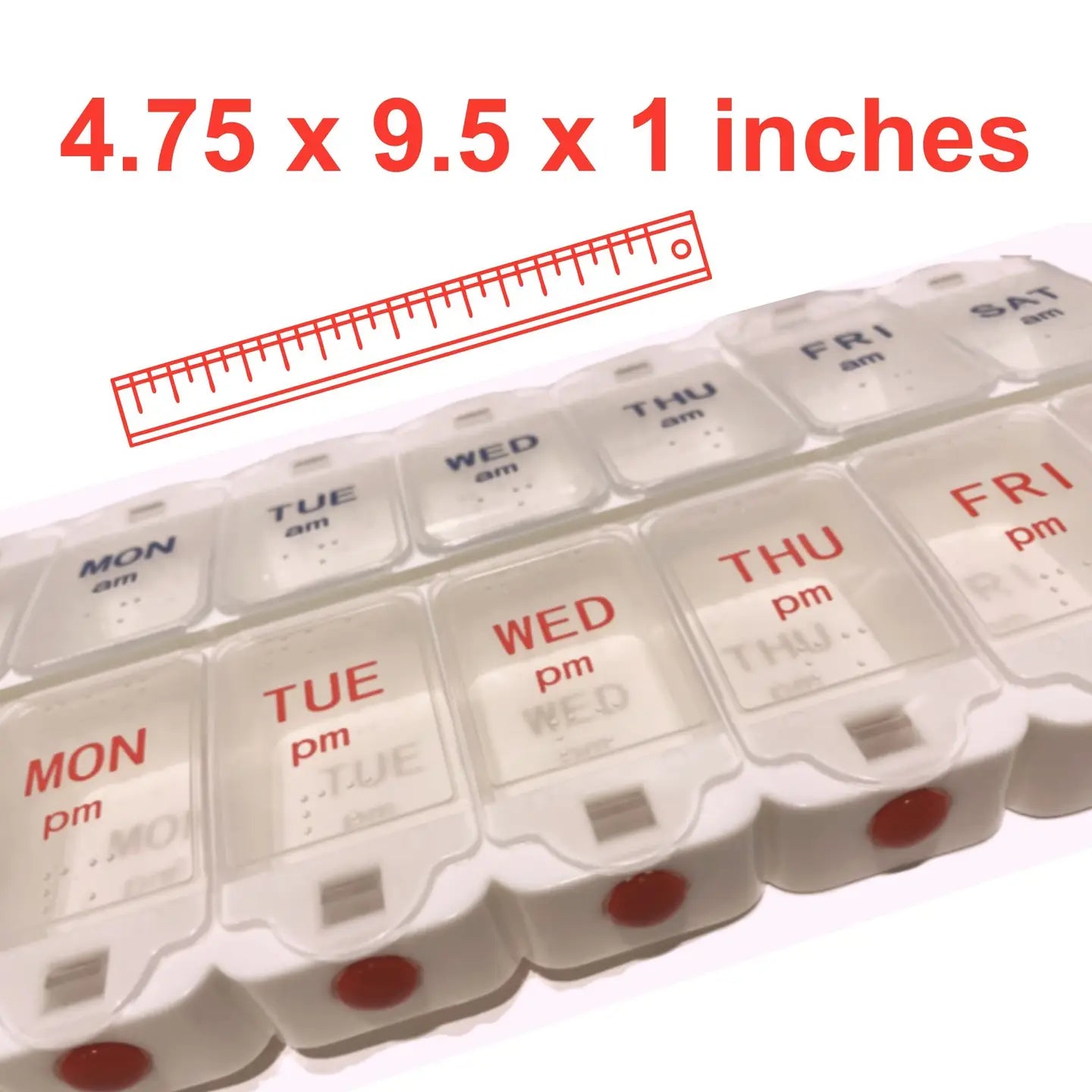 Arthritis-Friendly Pill Organizer (7 Day Am/Pm)