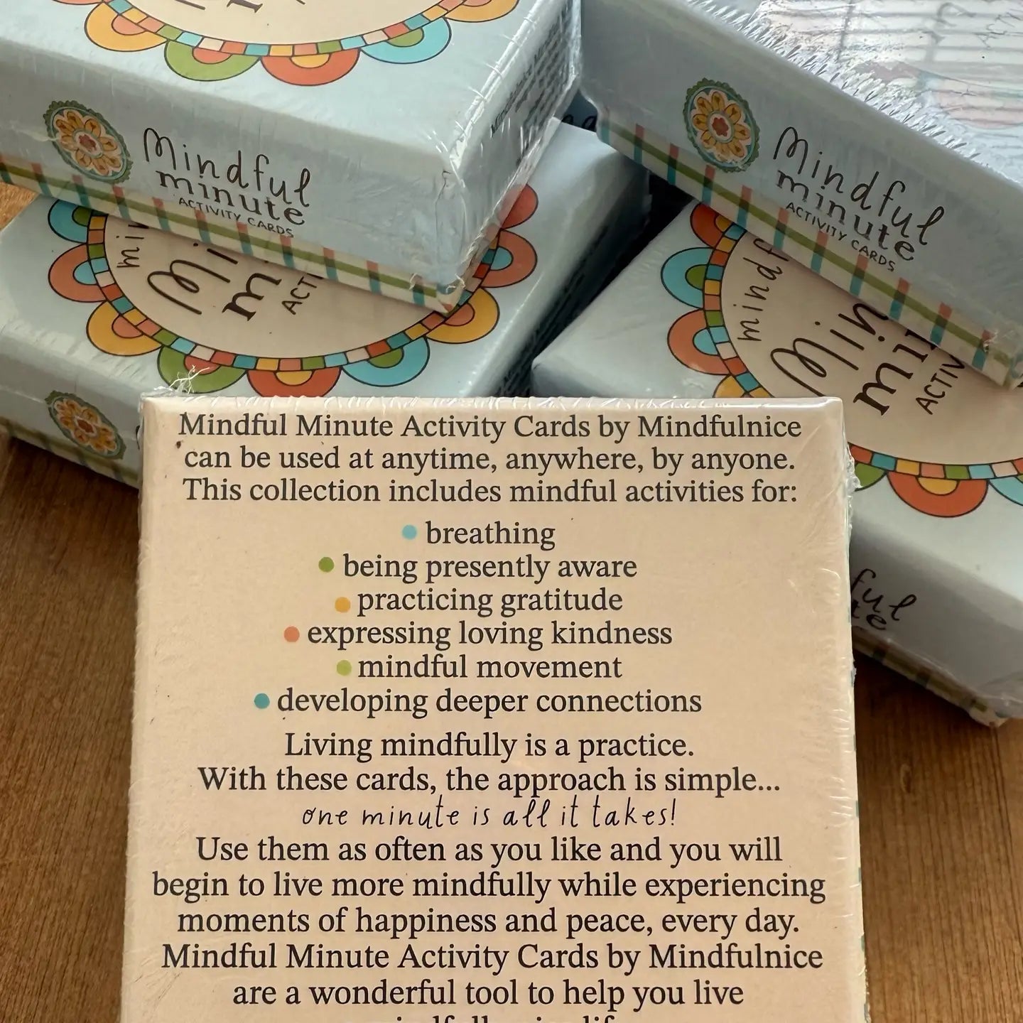 Mindful Minute Activity Cards For Mental Health & Wellness