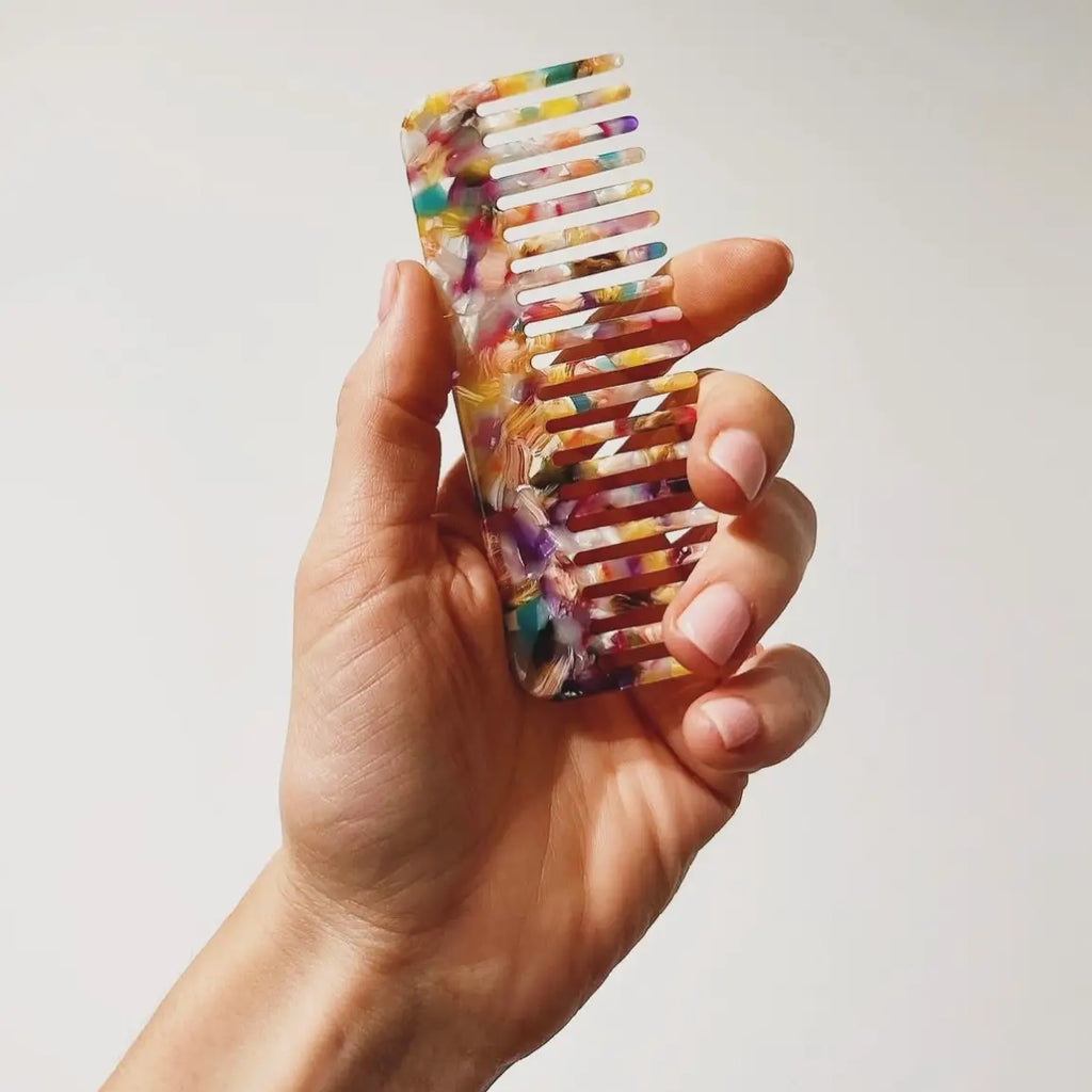Eco Resin Wide Tooth Comb