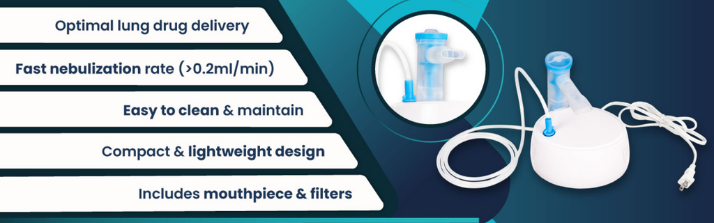 Compressor Nebulizer With Reusable Kit