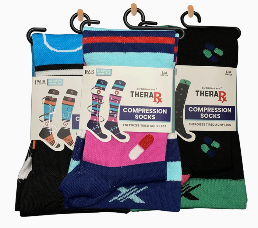 Thera Rx Nurse Inspired Compression Socks - 3 Asst Styles – Marvel ...