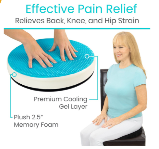 Gel Swivel Seat Cushion
