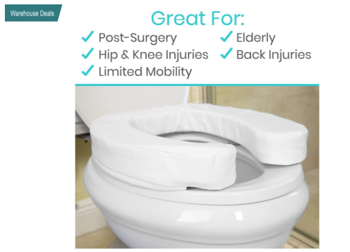 Toilet Seat Cushion 4''