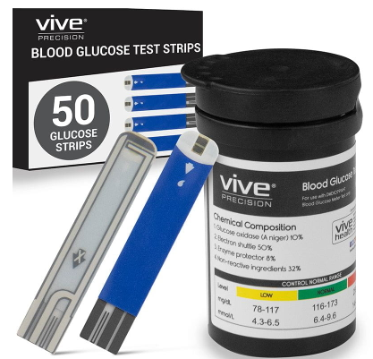 Vive Blood Glucose Test Strips