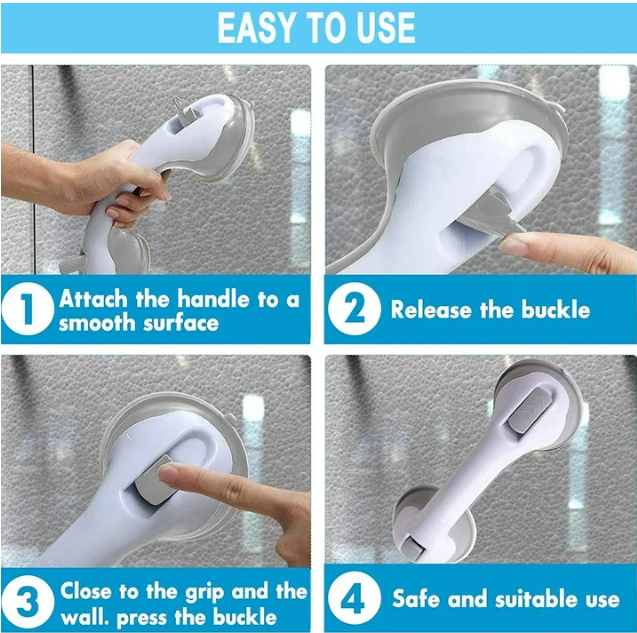 2Pack Anti-Slip Bathroom Shower Grab Bars